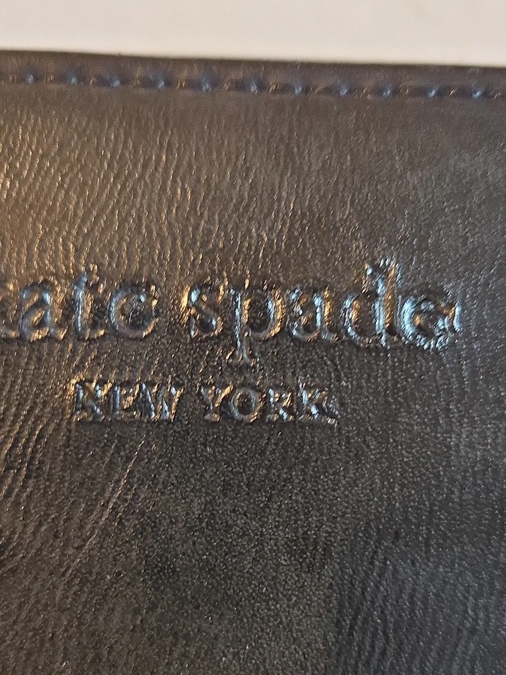 kate spade Black Leather Shoulder Bag